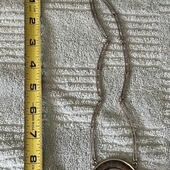 Wilma Spagli silver and animal print necklace - Picture 2 of 3